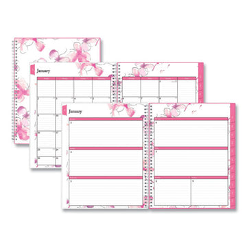 Blue Sky® Breast Cancer Awareness Create-your-own Cover Weekly-monthly Planner, Orchid Artwork, 11 X 8.5, 12-month (jan-dec): 2022 freeshipping - TVN Wholesale